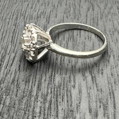 9 Diamond 14K Dinner Ring