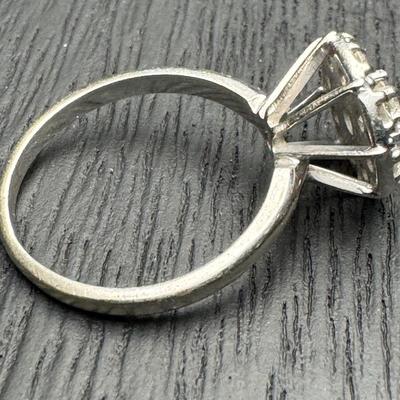 9 Diamond 14K Dinner Ring