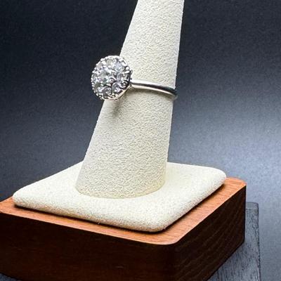 9 Diamond 14K Dinner Ring