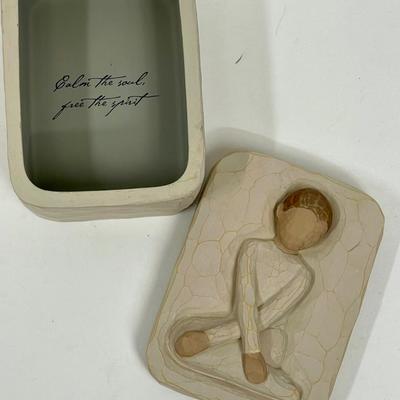 Calm the Soul, Free the Spirit Willow Tree Trinket Box