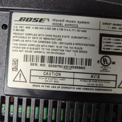 Bose Wave Music System Model AWRCC2