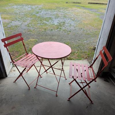 Folding Bistro Table & Chairs