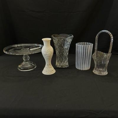Lot of Clear Glassware