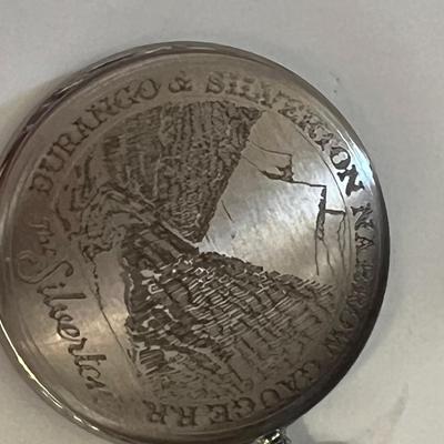 Two Flip Top Pocket Watches with Fobs