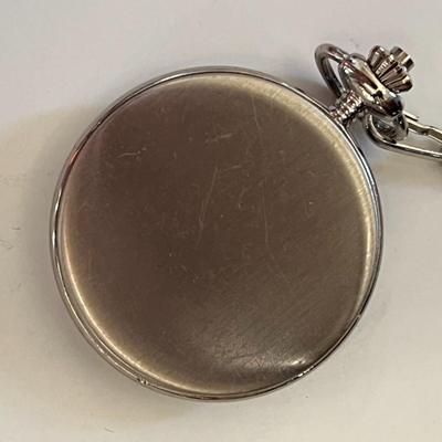 Two Flip Top Pocket Watches with Fobs