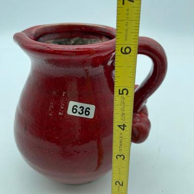 Red pitcher