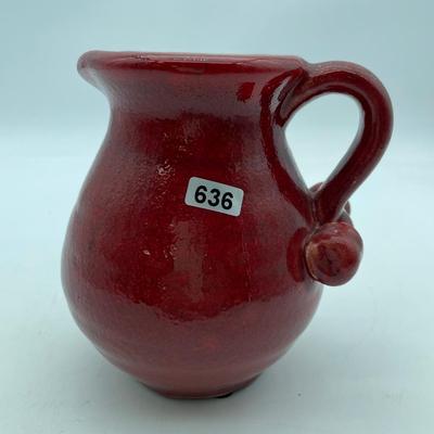 Red pitcher
