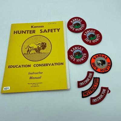 Ks Hunter Safety brochure and patches