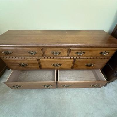 Dresser with Golden Colored Handles