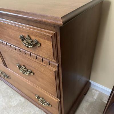 Dresser with Golden Colored Handles