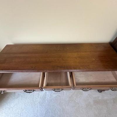Dresser with Golden Colored Handles