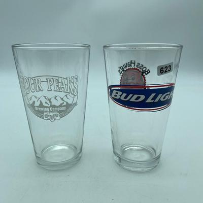 Bud Lite glass asst