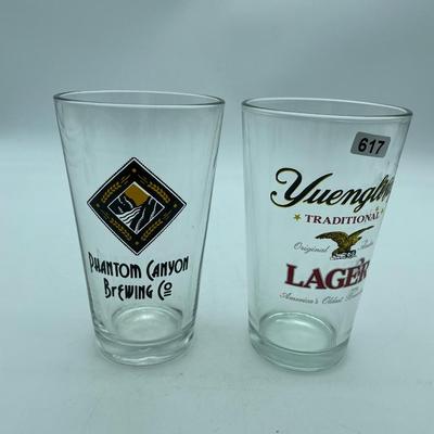 Phantom Canyon brewing glass asst.