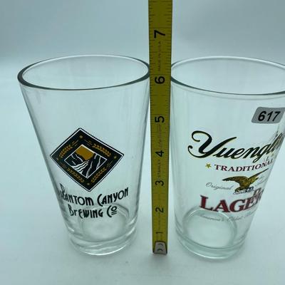 Phantom Canyon brewing glass asst.