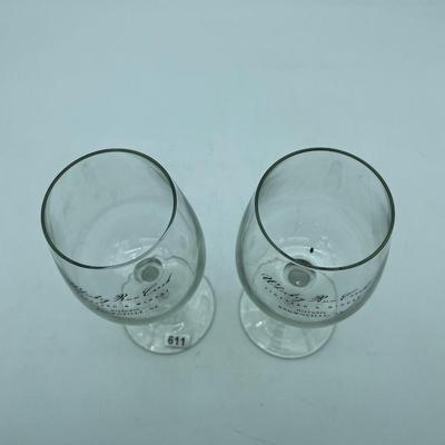 Whiskey Run Creek wine glasses