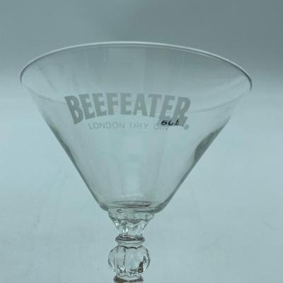 Beefeater martini glasses