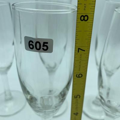 8 champagne flutes