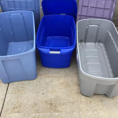 Large Storeage Totes With Lids