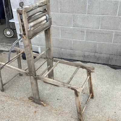 Antique Wood Wash Stand with Ringer