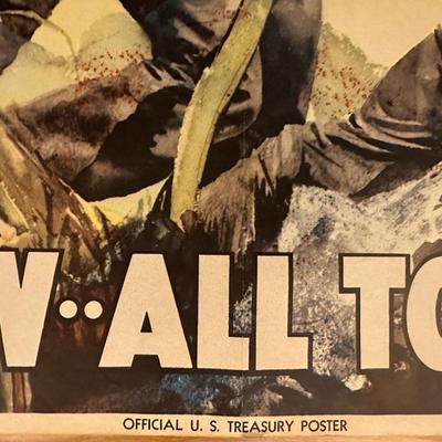 WW2 US Propaganda Poster “7th War Loan Now All Together”