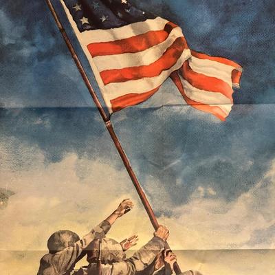 WW2 US Propaganda Poster “7th War Loan Now All Together”