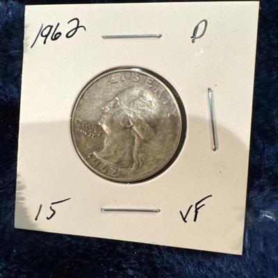 1962 D GEORGE WASHINGTON VF