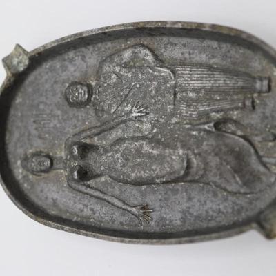 Vintage Risqué Double-sided Ashtray