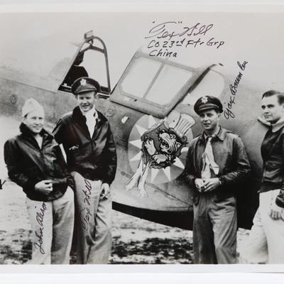 Enola Gay and Flying Tigers Signed Photographs and Book