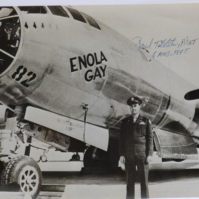 Enola Gay and Flying Tigers Signed Photographs and Book