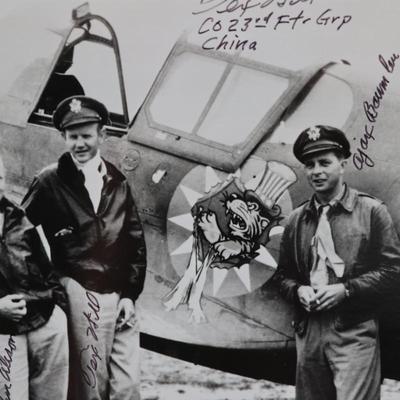 Enola Gay and Flying Tigers Signed Photographs and Book