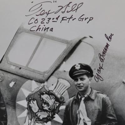Enola Gay and Flying Tigers Signed Photographs and Book