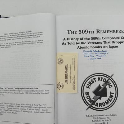 Enola Gay and Flying Tigers Signed Photographs and Book