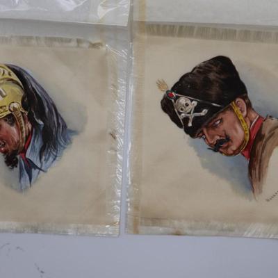 Paintings of (2) War Figures