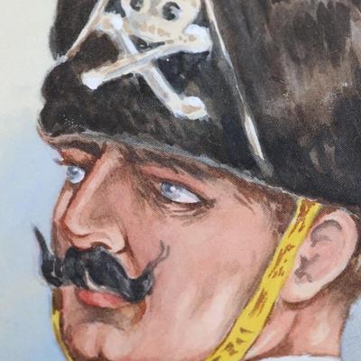 Paintings of (2) War Figures