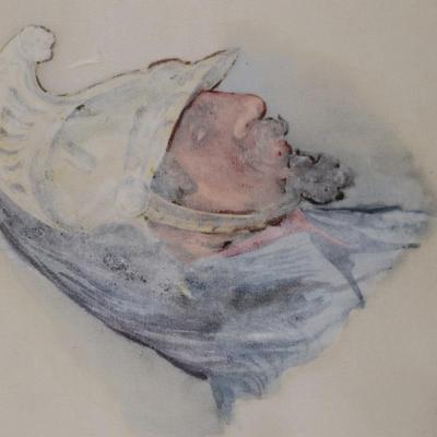 Paintings of (2) War Figures