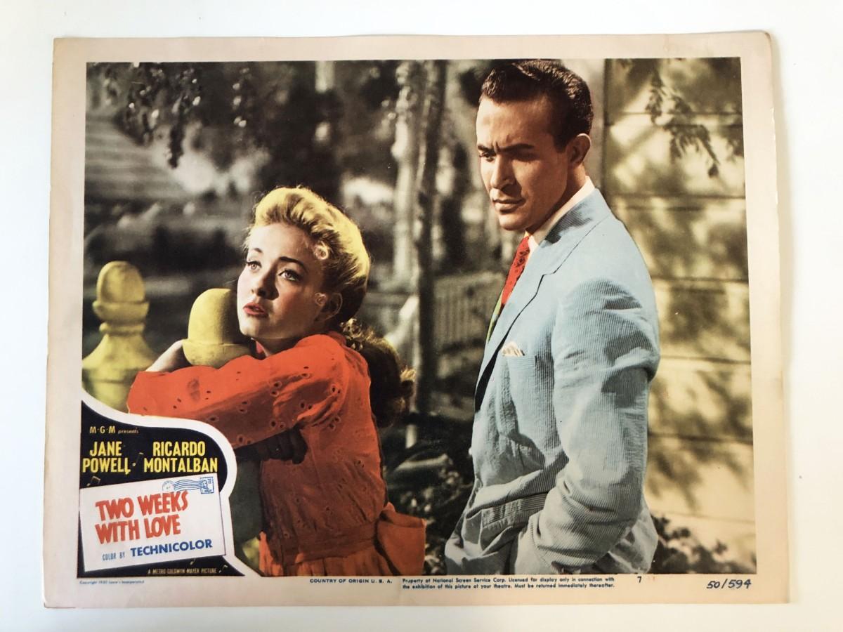 Two Weeks With Love Original 1950 Vintage Lobby Card EstateSales Two weeks with love original 1950 vintage lobby card estatesales