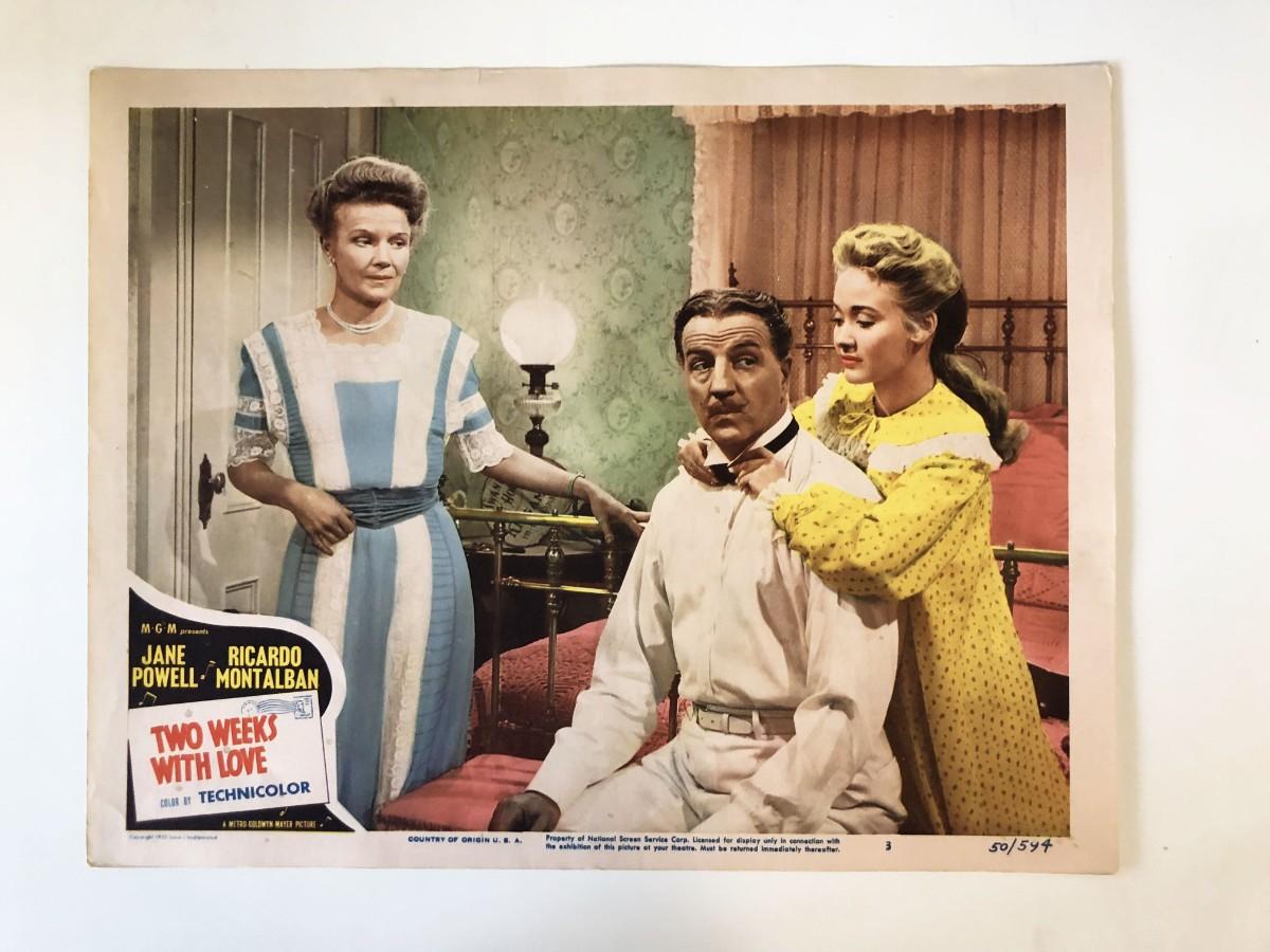 Two Weeks With Love Original 1950 Vintage Lobby Card EstateSales Two weeks with love original 1950 vintage lobby card estatesales