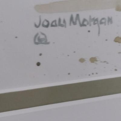 Framed Art Watercolor by Joan Morgan