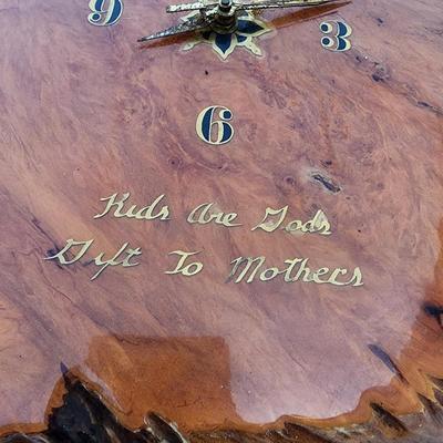 Wooden clock