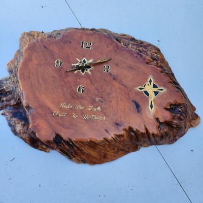 Wooden clock