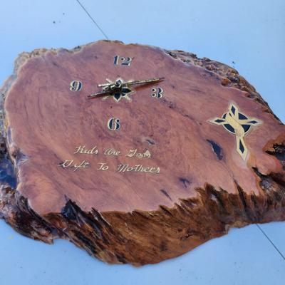 Wooden clock