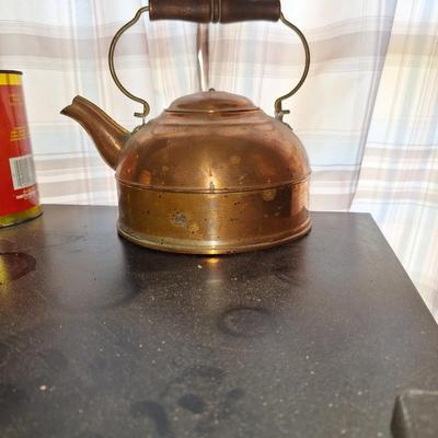 copper tea kettle