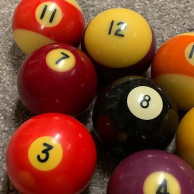 Vintage Pool Ball Set
