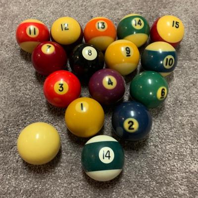 Vintage Pool Ball Set