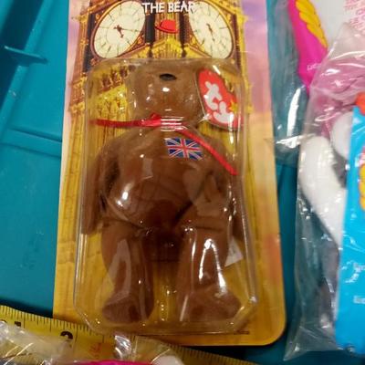 LOT 20 FIVE VINTAGE MCDONALDS BEANIE BABIES