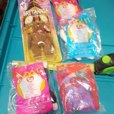 LOT 20 FIVE VINTAGE MCDONALDS BEANIE BABIES