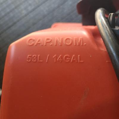 Gas container.