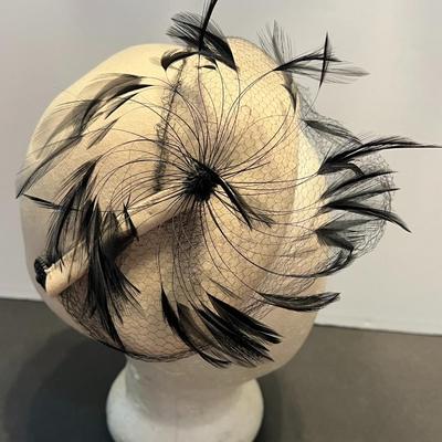 1940's Trio - Vintage Belvedere Wool Hat, Sequin Cocktail Hat, and Velvet Hat