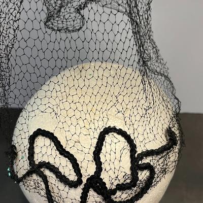 1940's Trio - Vintage Belvedere Wool Hat, Sequin Cocktail Hat, and Velvet Hat