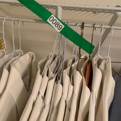 Brooks Brothers Mens White Dress Shirts Lot - Mostly 17 1/2 - 33